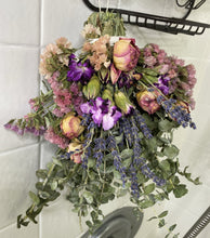 Load image into Gallery viewer, Floral Eucalyptus Shower Wand - Statice Carnation Rose Lavender