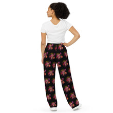 Load image into Gallery viewer, All-over print unisex wide-leg pants
