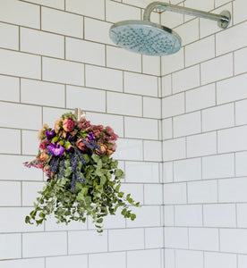 Floral Eucalyptus Shower Wand - Statice Carnation Rose Lavender